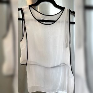 Helmut Lang cut-out tank top
